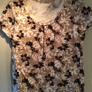 Black Brown White Top